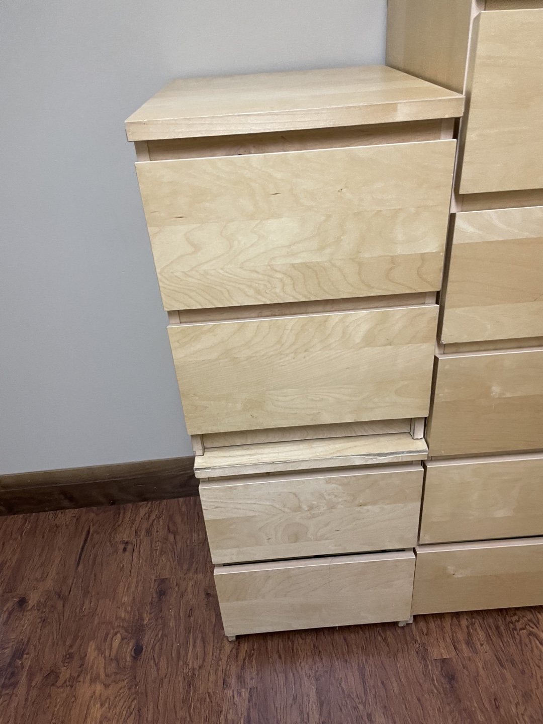 IKEA MALM Dresser - 3 Drawer and 6 Drawer