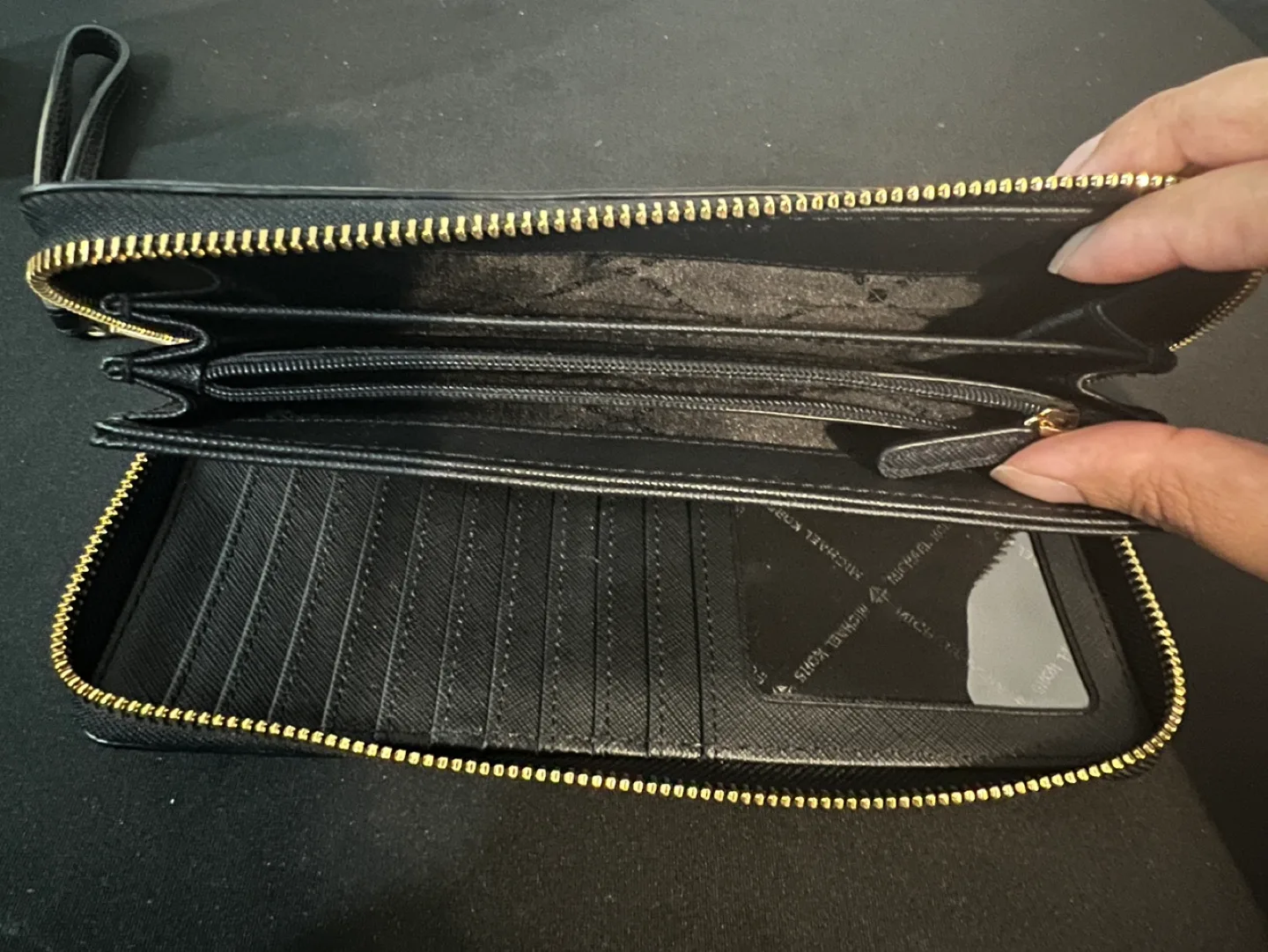 Michael Kors Large Saffiano Leather Continental Wallet image indicator(3)