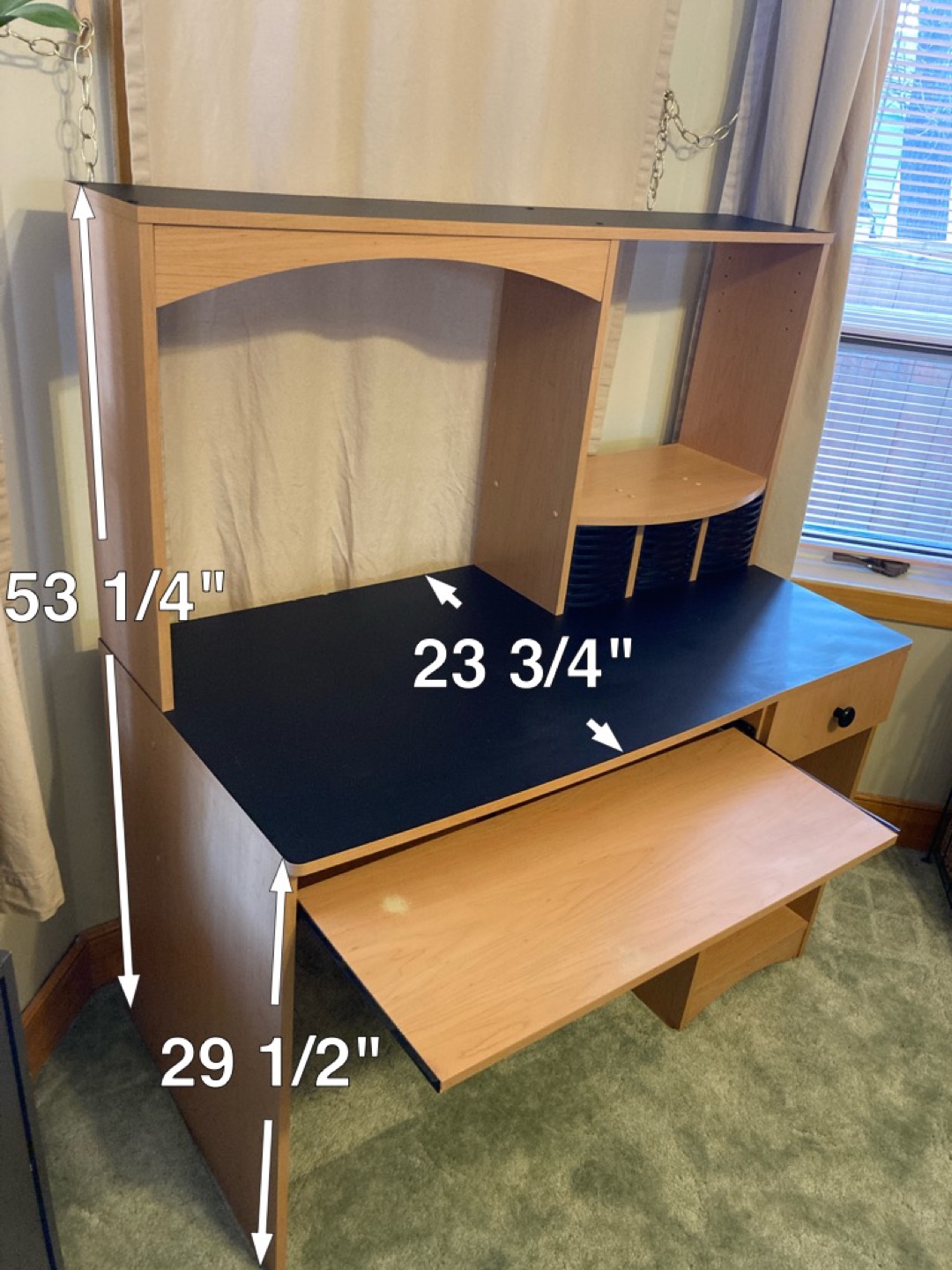 Computer Desk with Hutch - photo 2