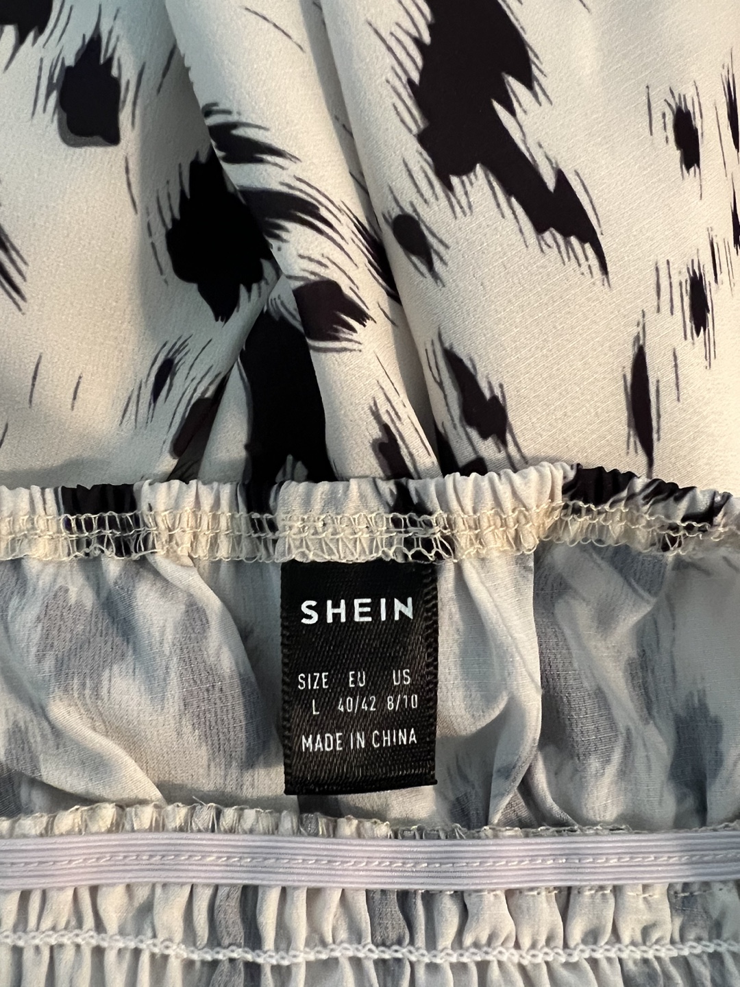 SHEIN White and Black Dress Size L - photo 5