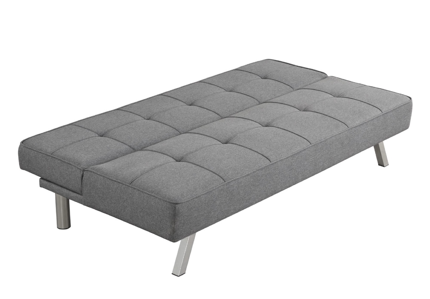 Grey Futon Sofa Bed - photo 2