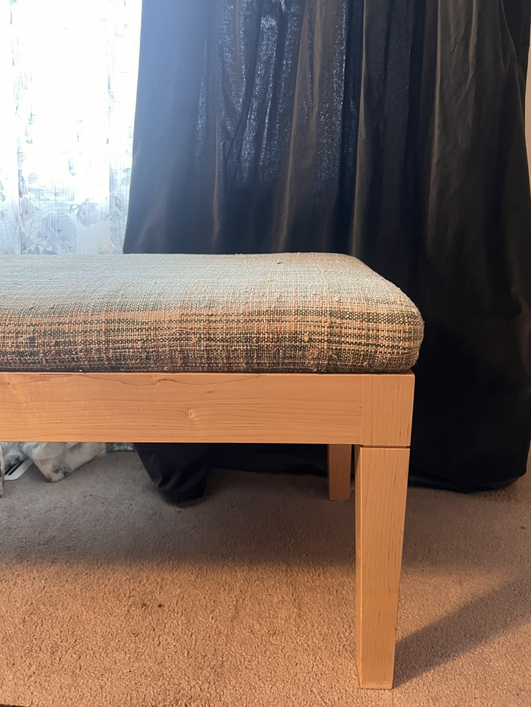 Everyday use strong and stylish entryway bench - photo 3
