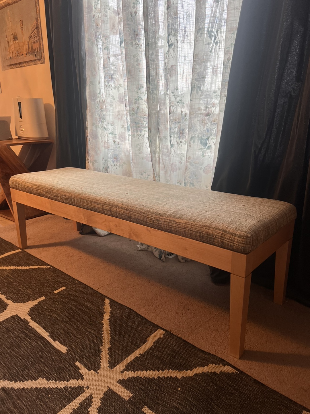 Everyday use strong and stylish entryway bench - photo 2