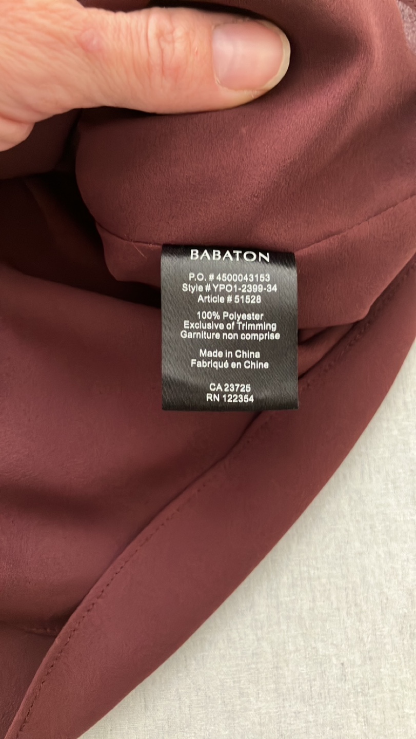 Babaton Burgundy Cami Top XS - photo 3