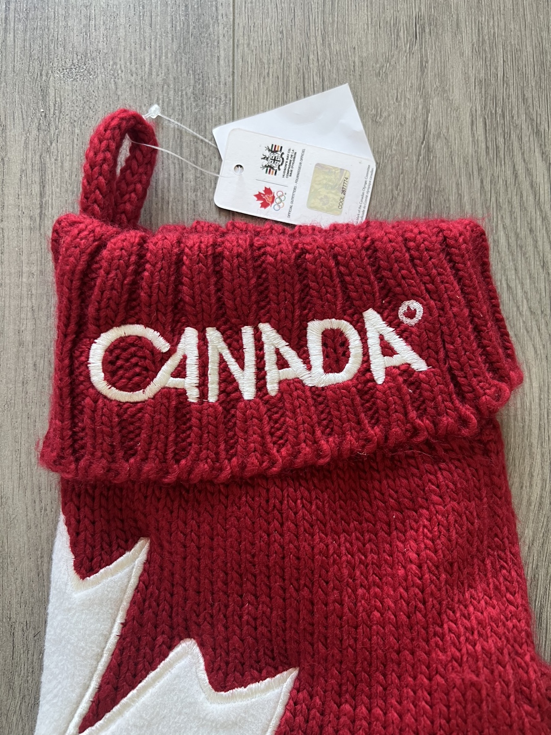 Canadian Olympic Knit Stocking - photo 3