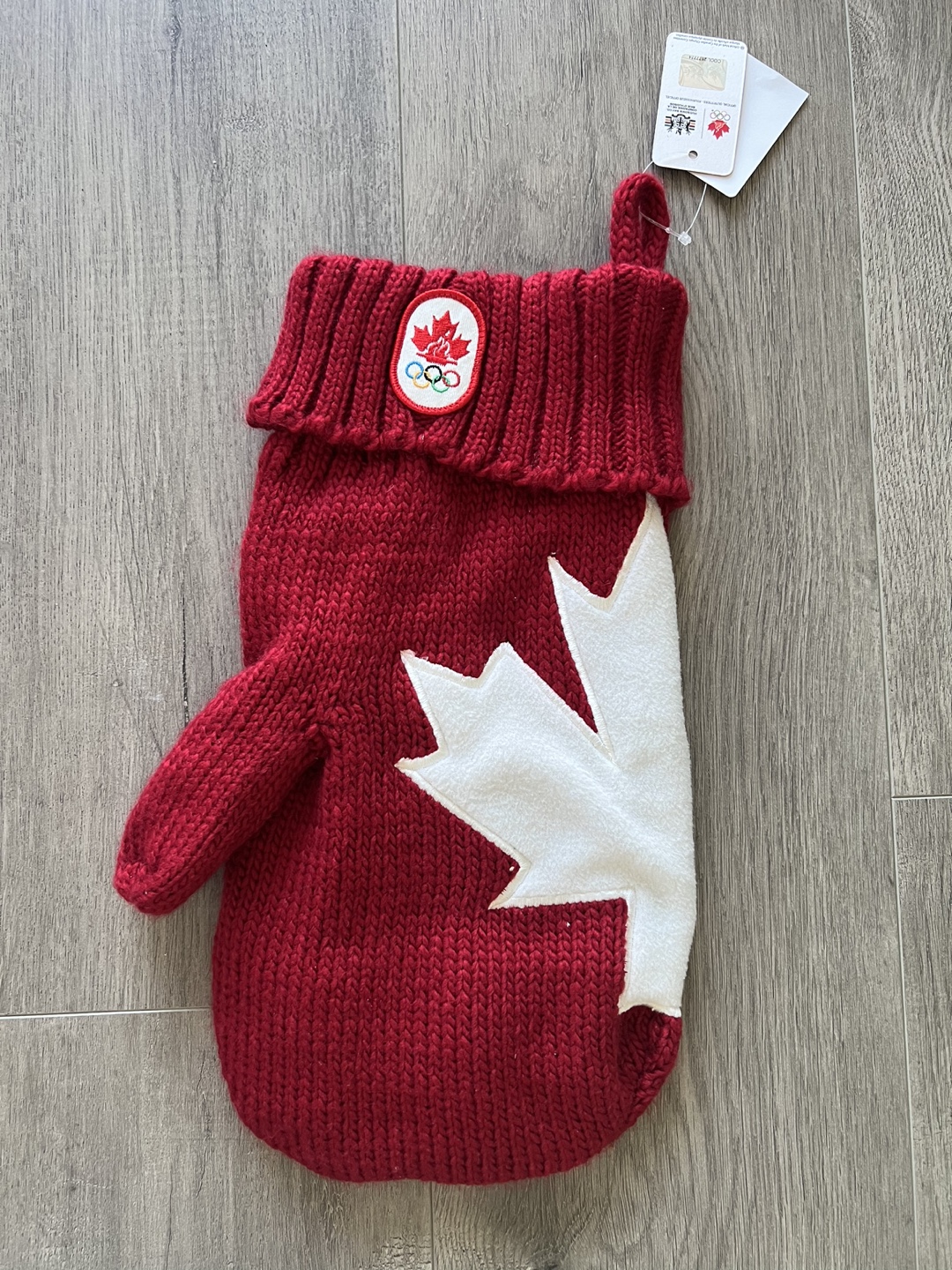 Canadian Olympic Knit Stocking