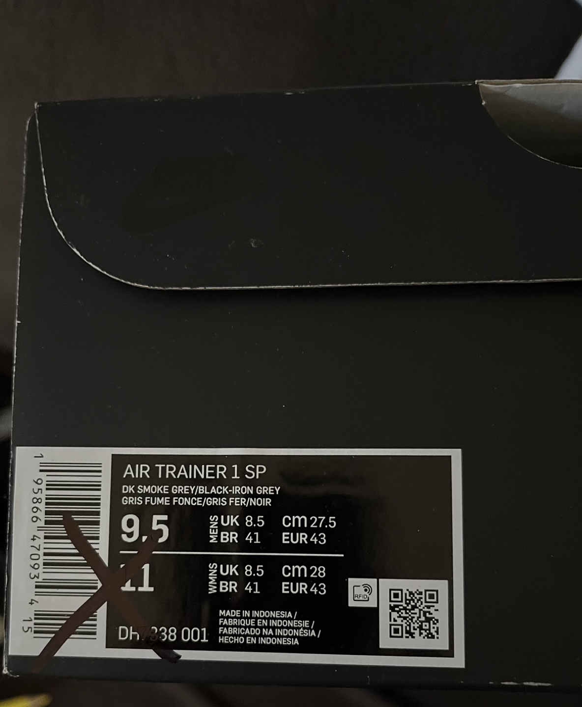 Nike Air Trainer 1 SP Utility 'Dark Smoke Grey' - photo 4
