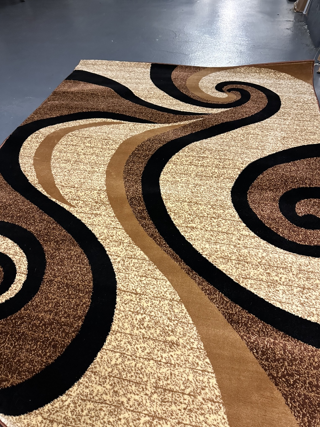 Avalon Area Rug - Beige, Brown, Black - 5'2"x7'2"