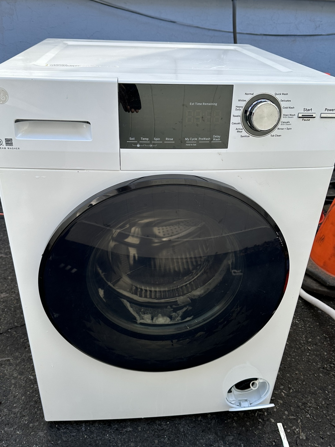 GE White Washing Machine - photo 5