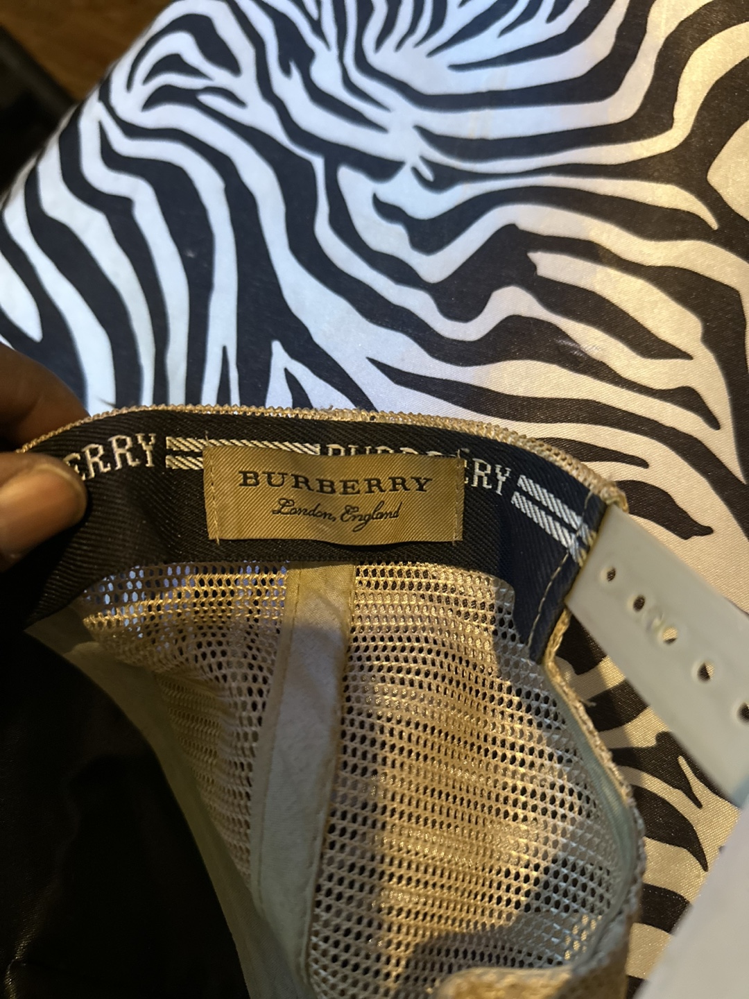 Burberry  Mesh Baseball Cap - photo 4