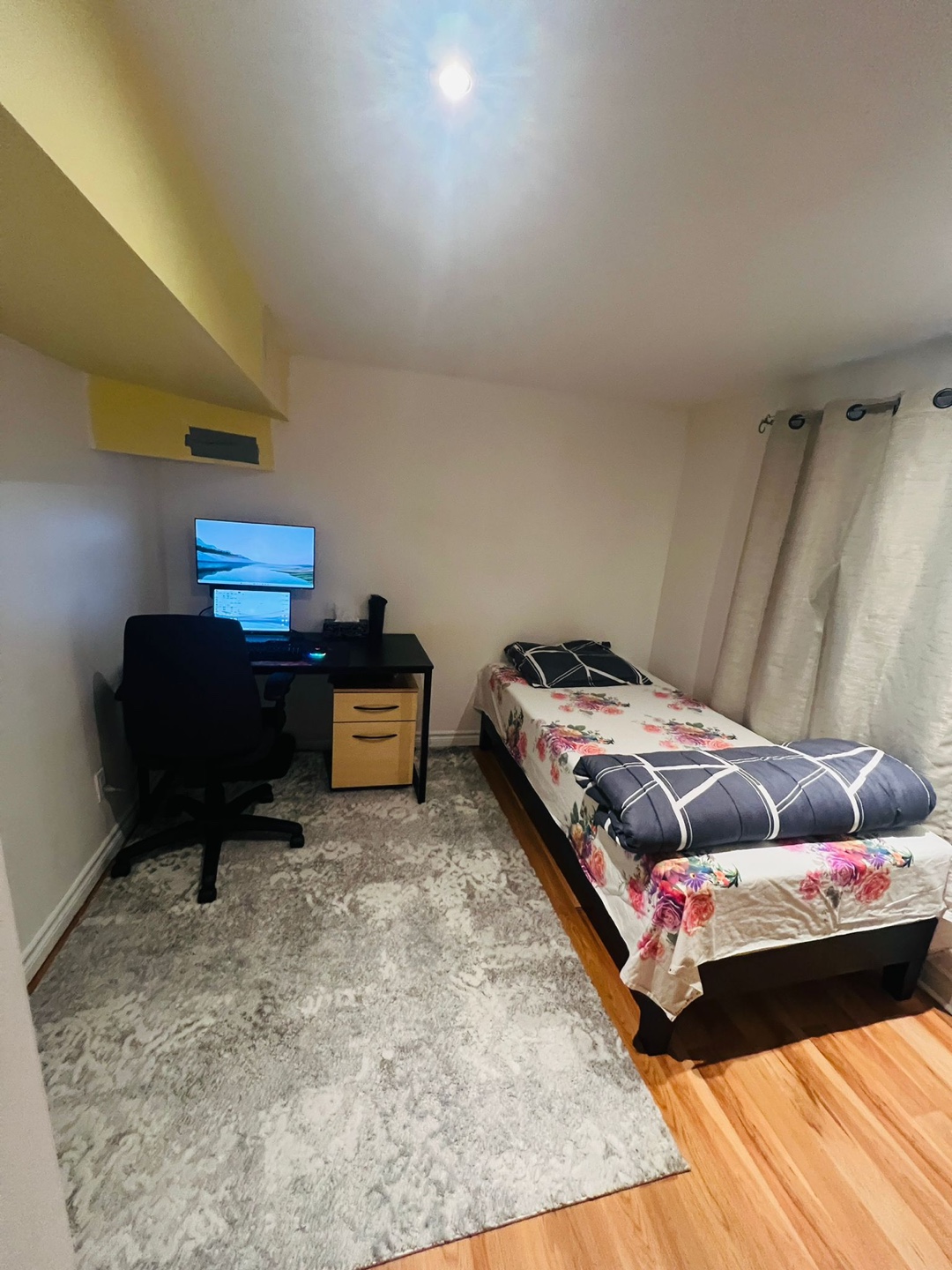 Bed Frame with Slats Twin Size - photo 3