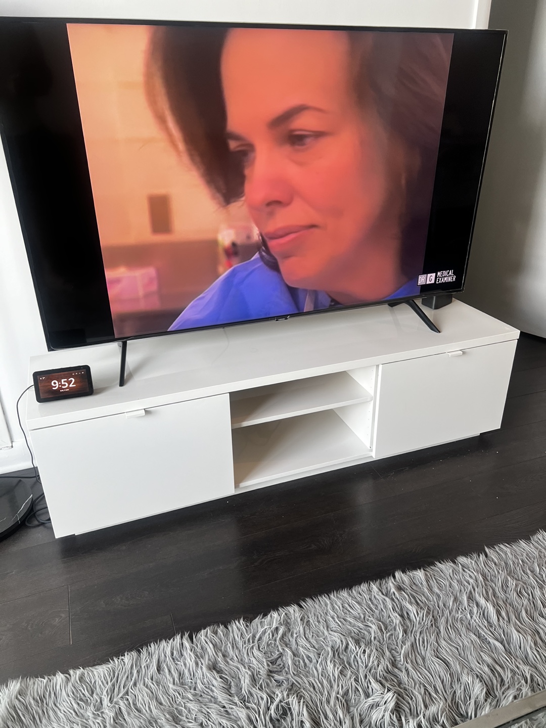 White TV Stand - photo 2