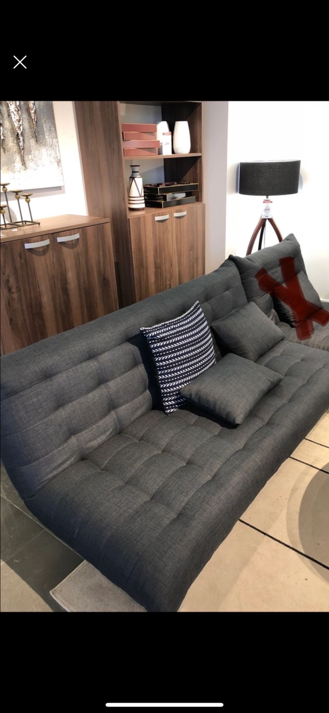 Single Grey Sofa