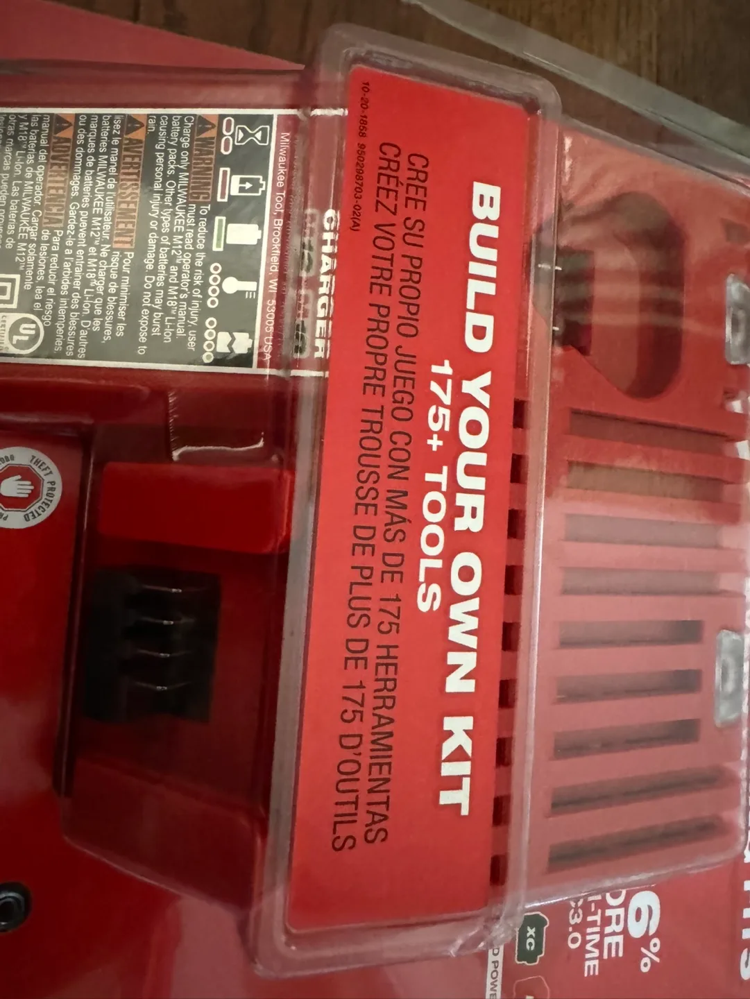 Milwaukee M18 RedLithium XC 5.0 Battery and Charger image indicator(3)