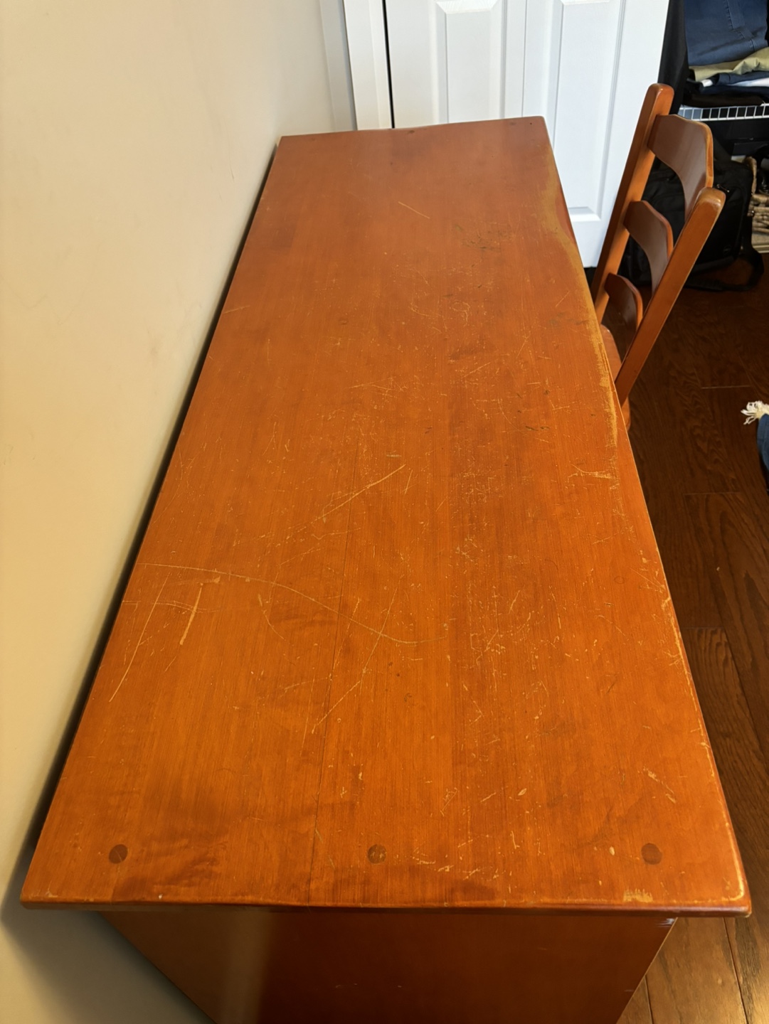 Wooden Desk & Chair Set - photo 3