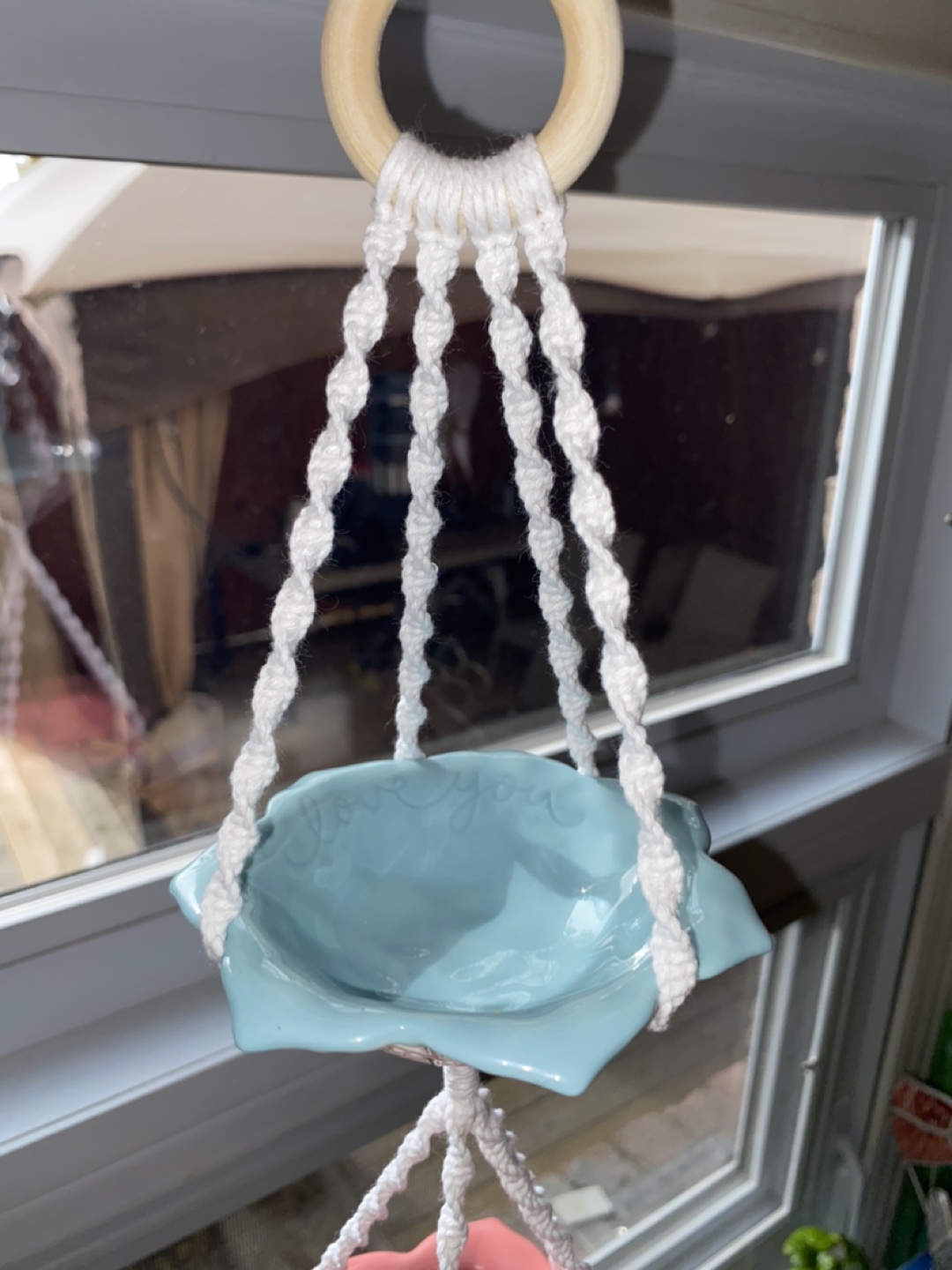 Macrame Hanging Planter with 3 Pots - photo 3