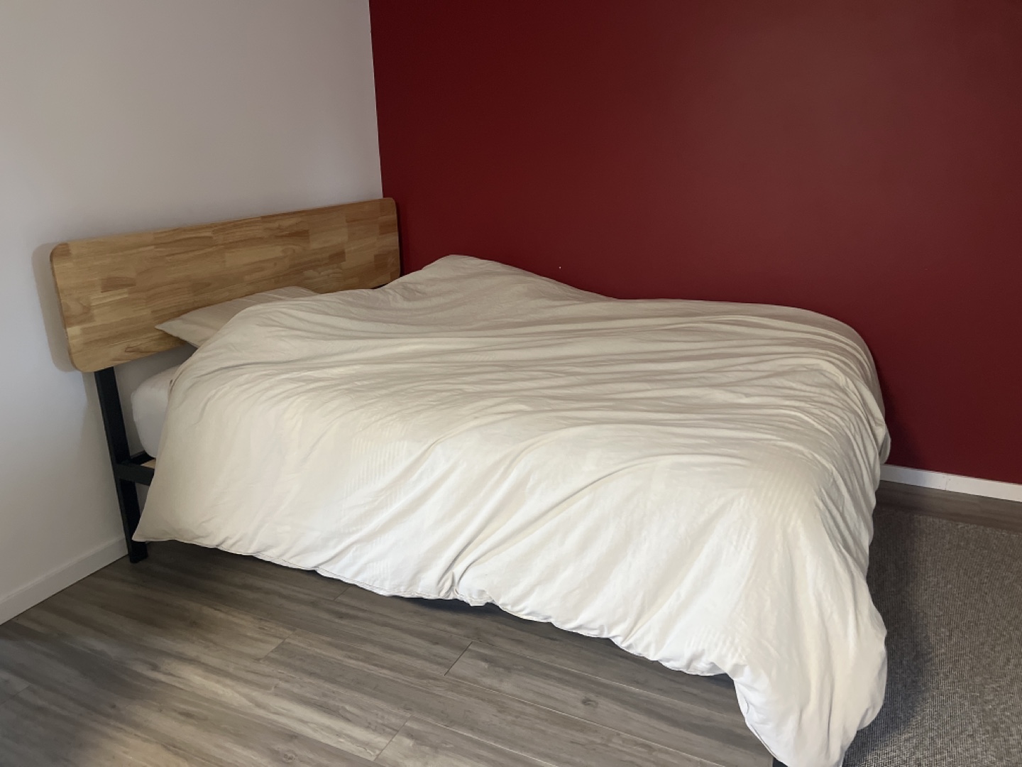 Queen Size Bed Frame with Headboard