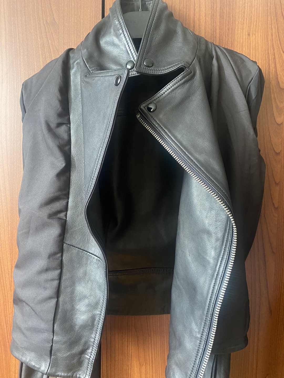 All SAINT Black Leather Jacket - photo 4