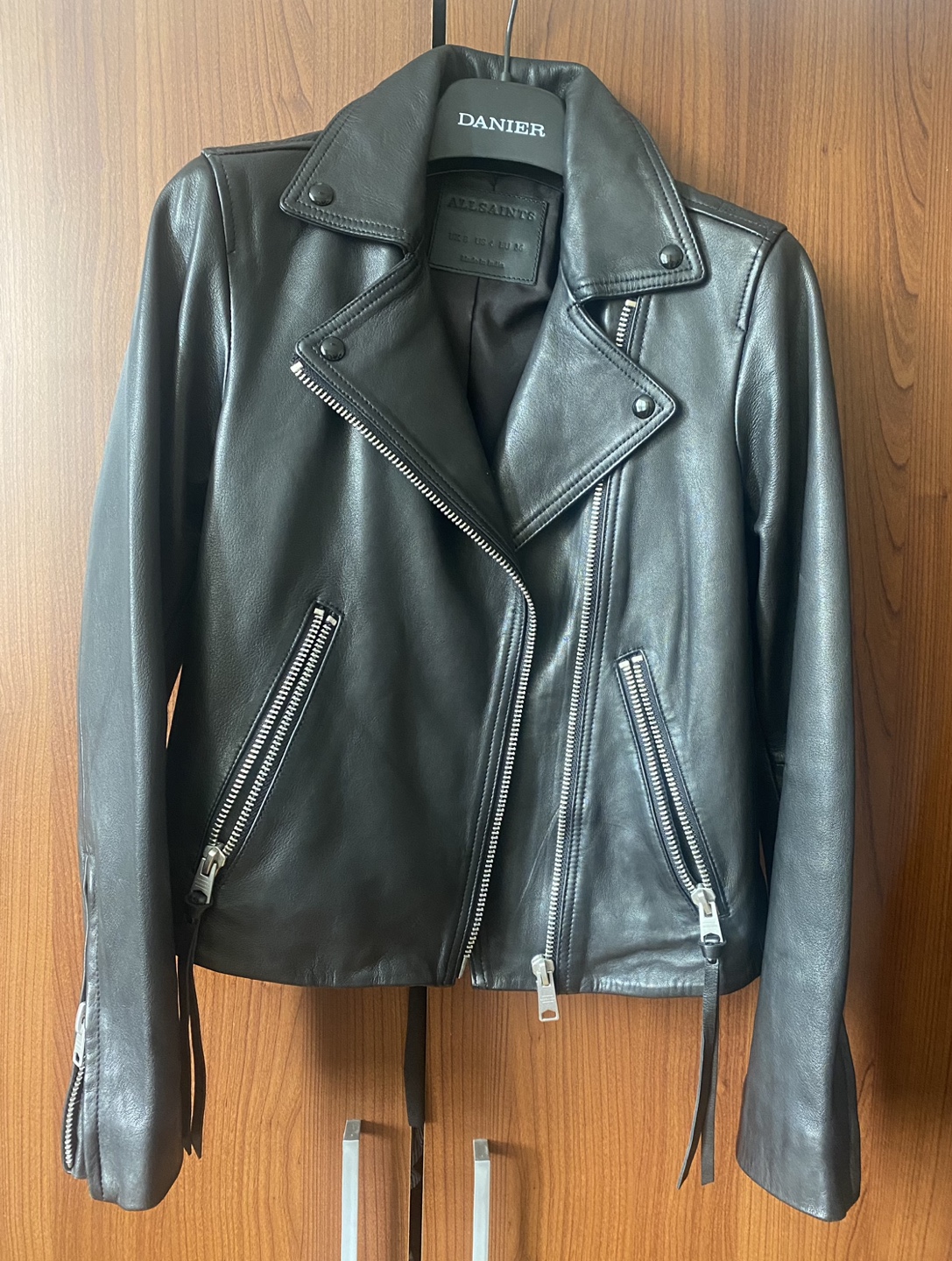 All SAINT Black Leather Jacket - photo 3