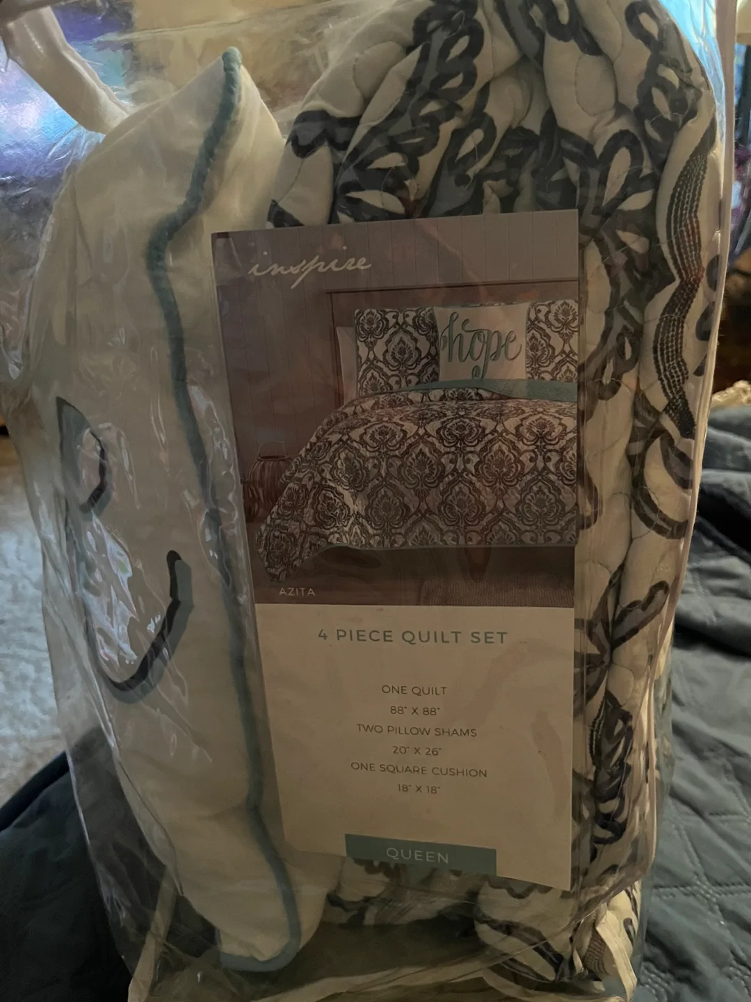 Inspire Azita 4 Piece Quilt Set Queen Size image indicator(2)