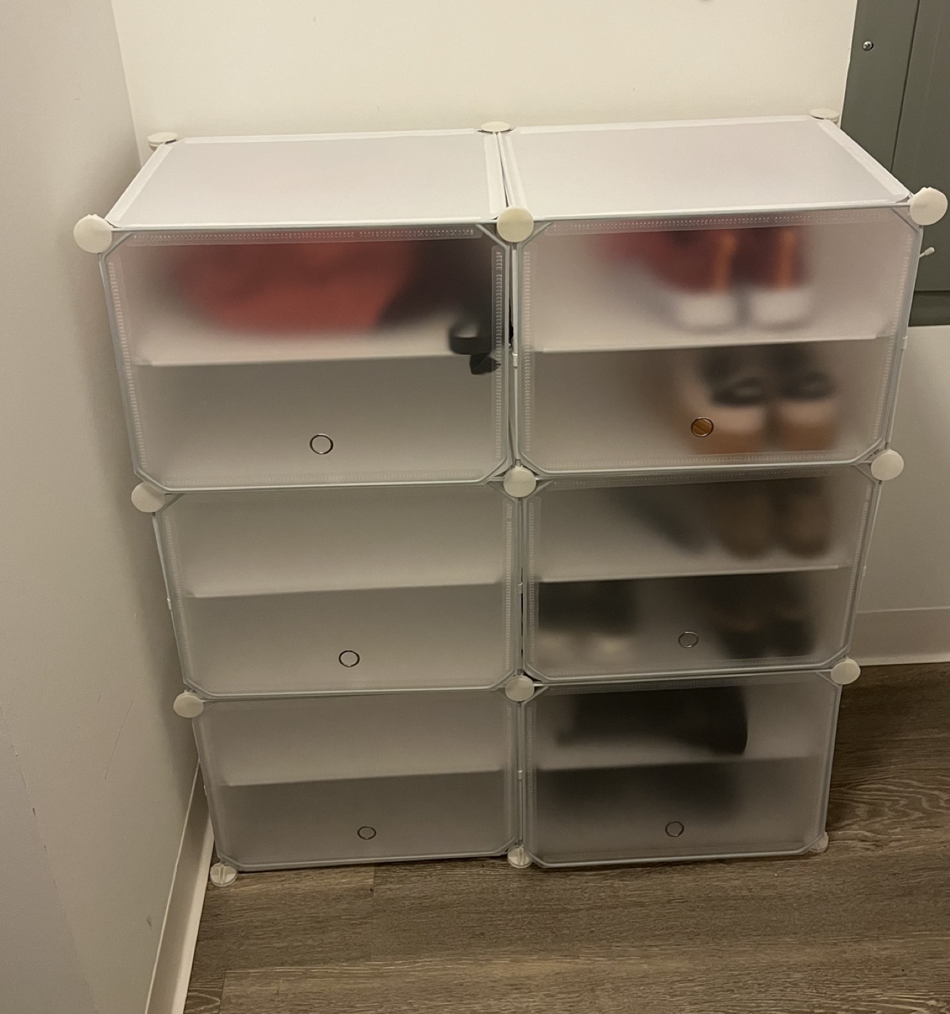 White 6 Cube Organizer