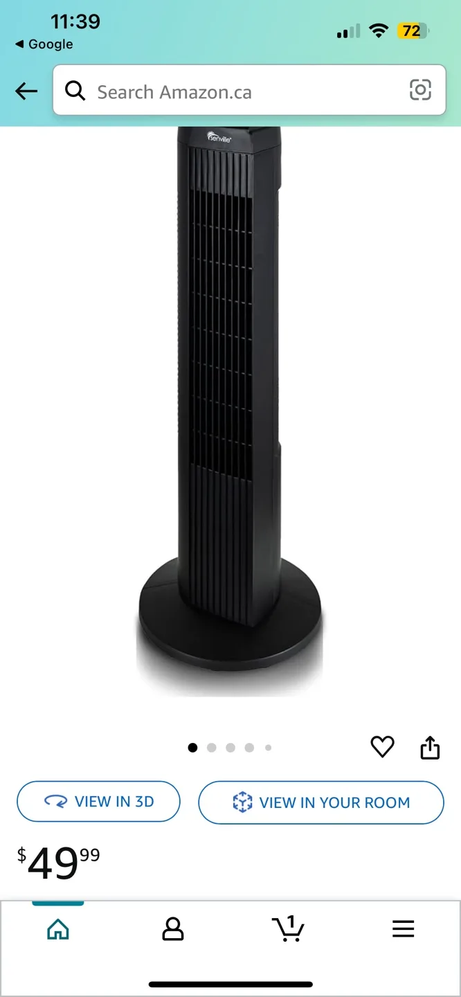 Senville 27'' Standing Fan image indicator(3)