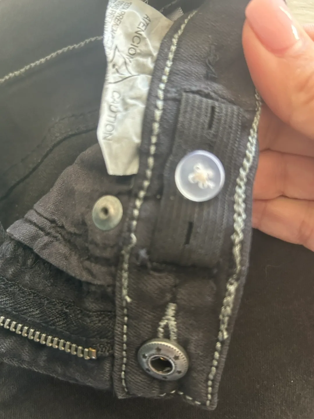 Zara Kids Black Skinny Jeans image indicator(3)