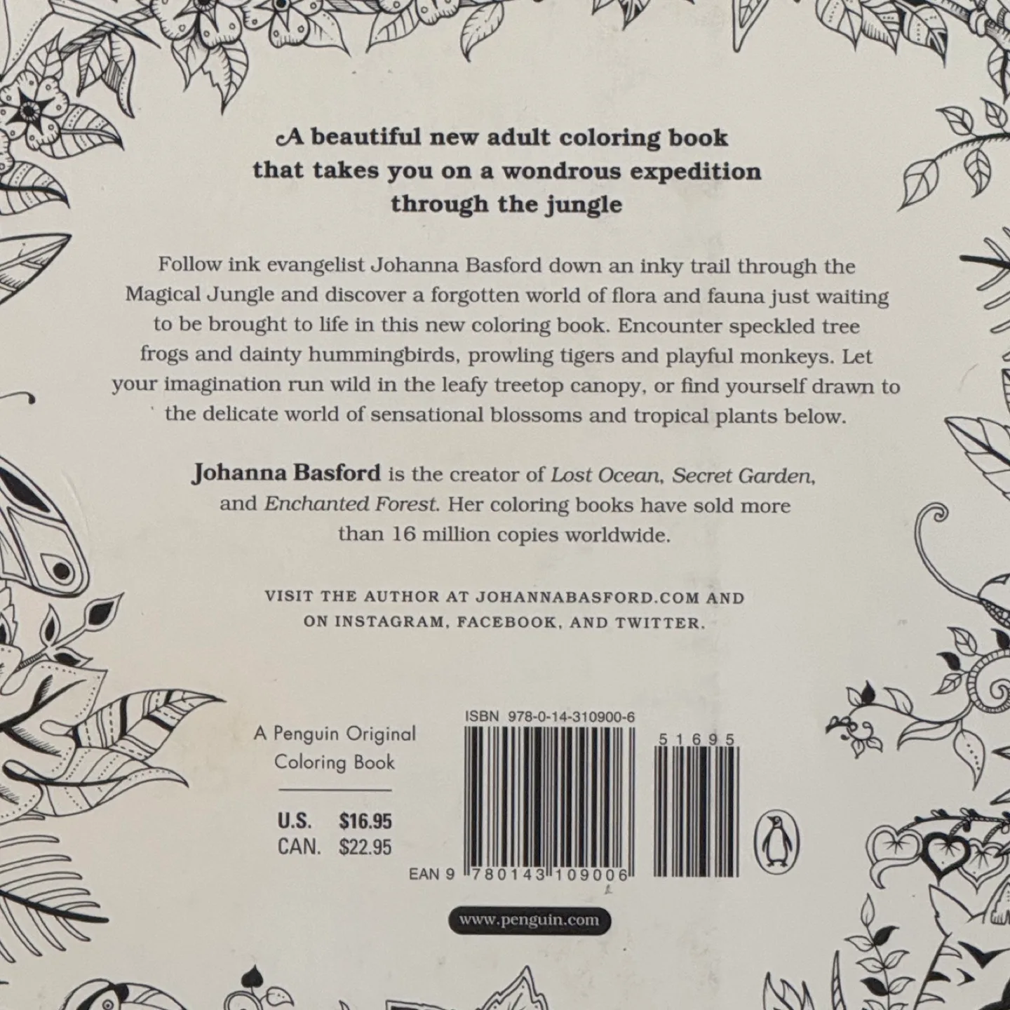 Magical Jungle: An Inky Expedition & Coloring Book image indicator(3)