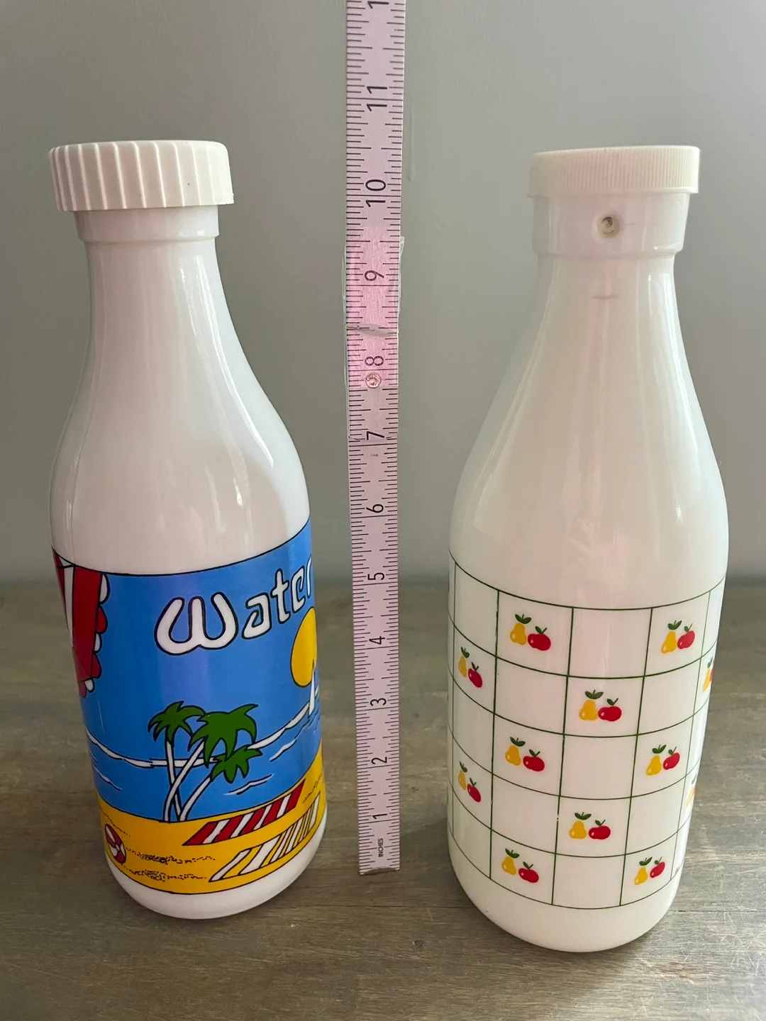 Vintage 1980's Milk Glass Milk Bottles image indicator(3)