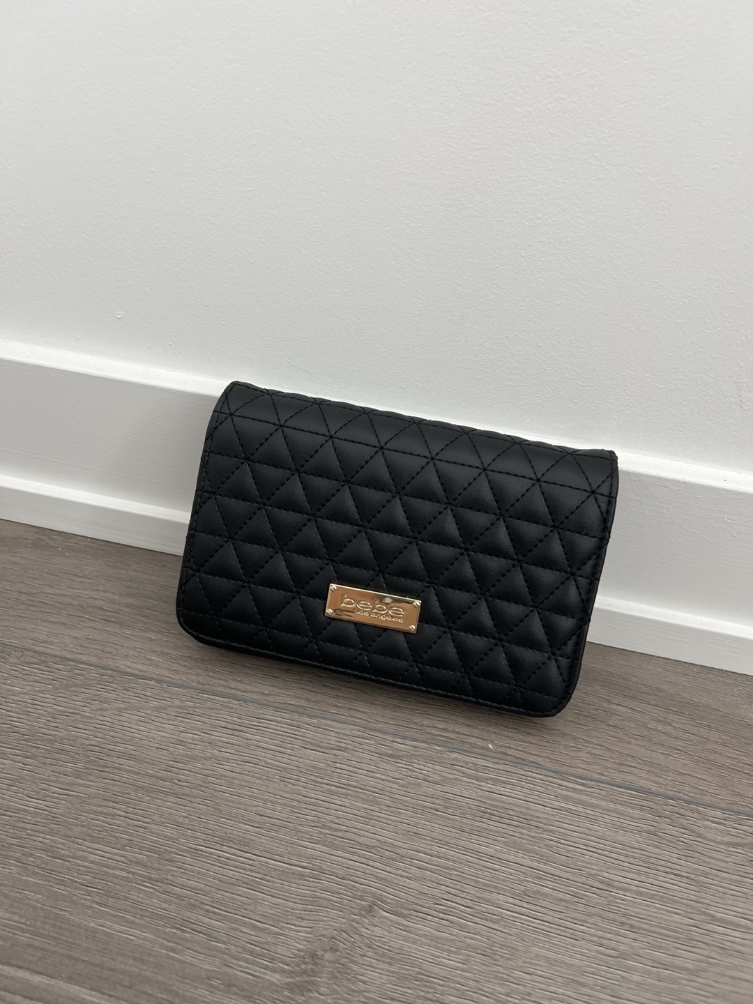 Black Quilted Chain Bag