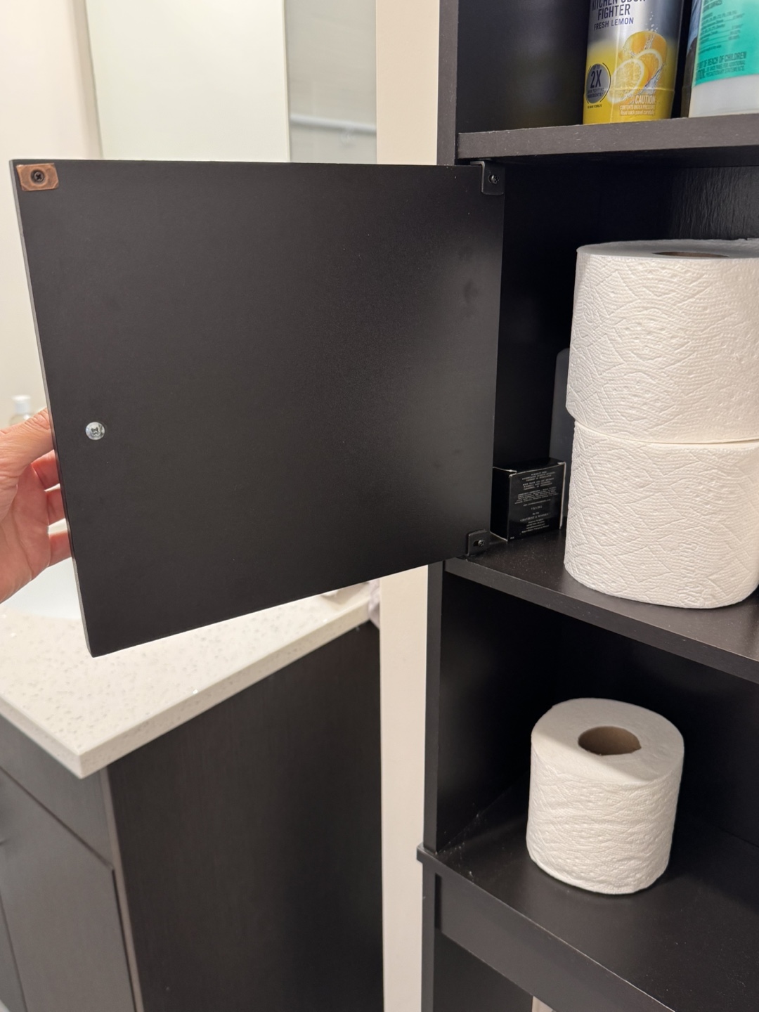 Over the Toilet Bathroom Storage Shelf Cabinet - photo 2