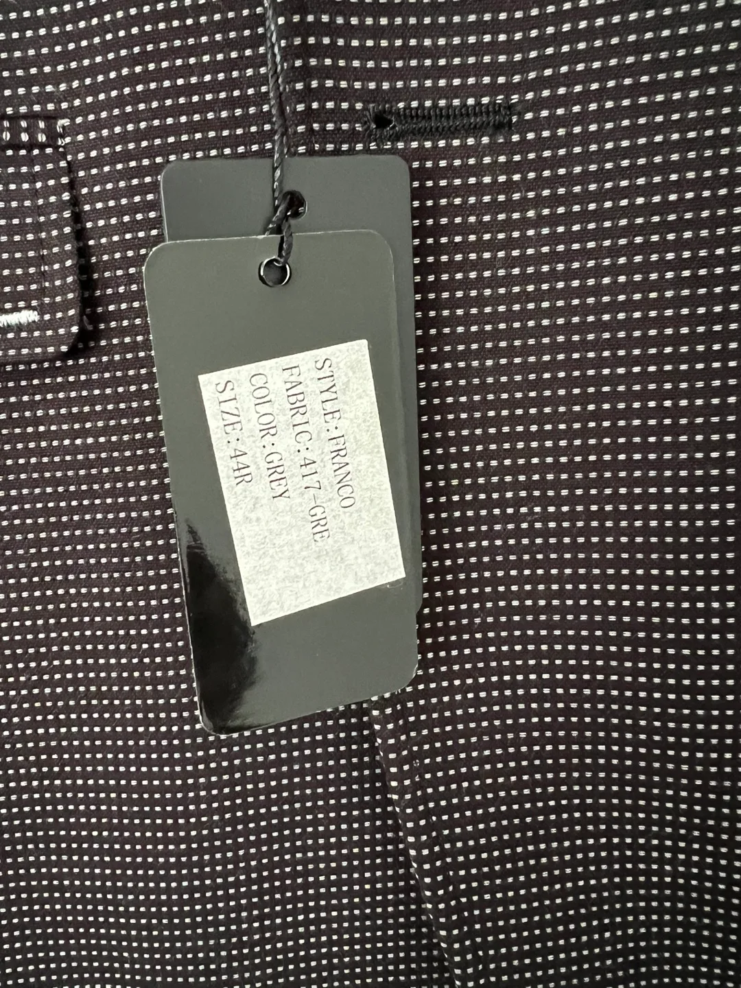 Men's Black Blazer with Paisley Lining image indicator(8)