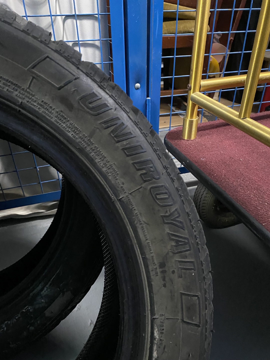Set of Uniroyal Tiger Paw Ice & Snow Winter Tires - 205/55R17 - photo 4
