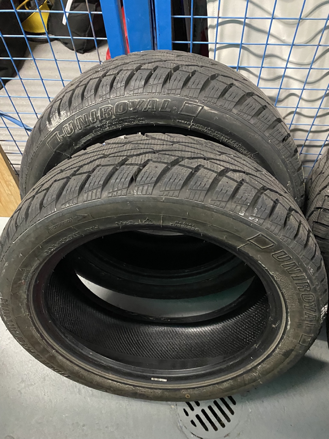 Set of Uniroyal Tiger Paw Ice & Snow Winter Tires - 205/55R17 - photo 2