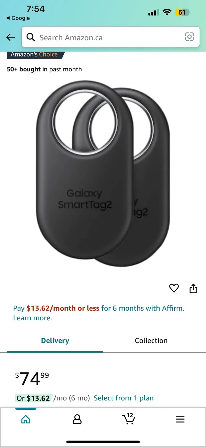Samsung Galaxy SmartTag2 4 Pack thumbnail