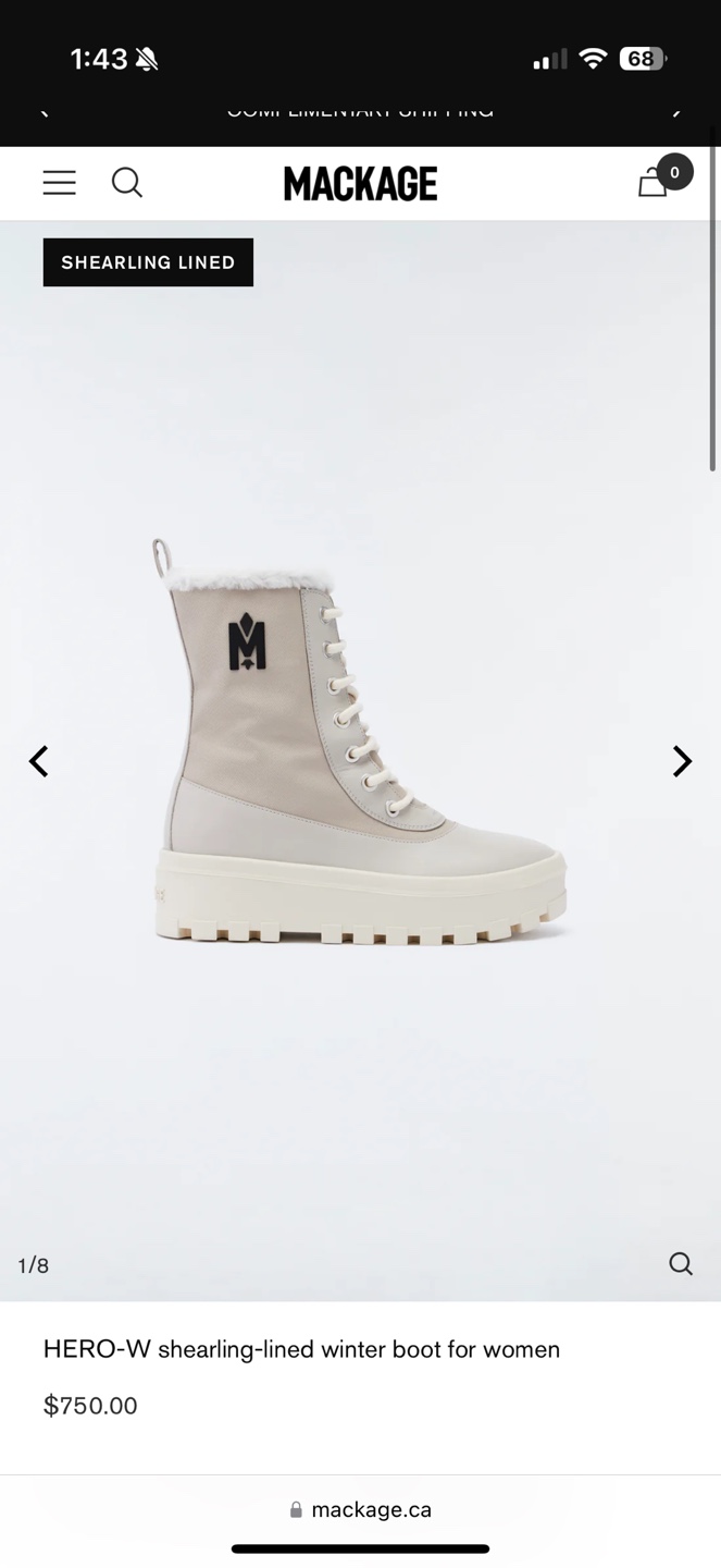 Mackage Hero-W Shearling Lined Winter Boots - photo 2