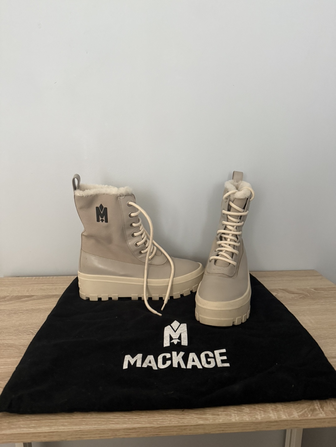 Mackage Hero-W Shearling Lined Winter Boots