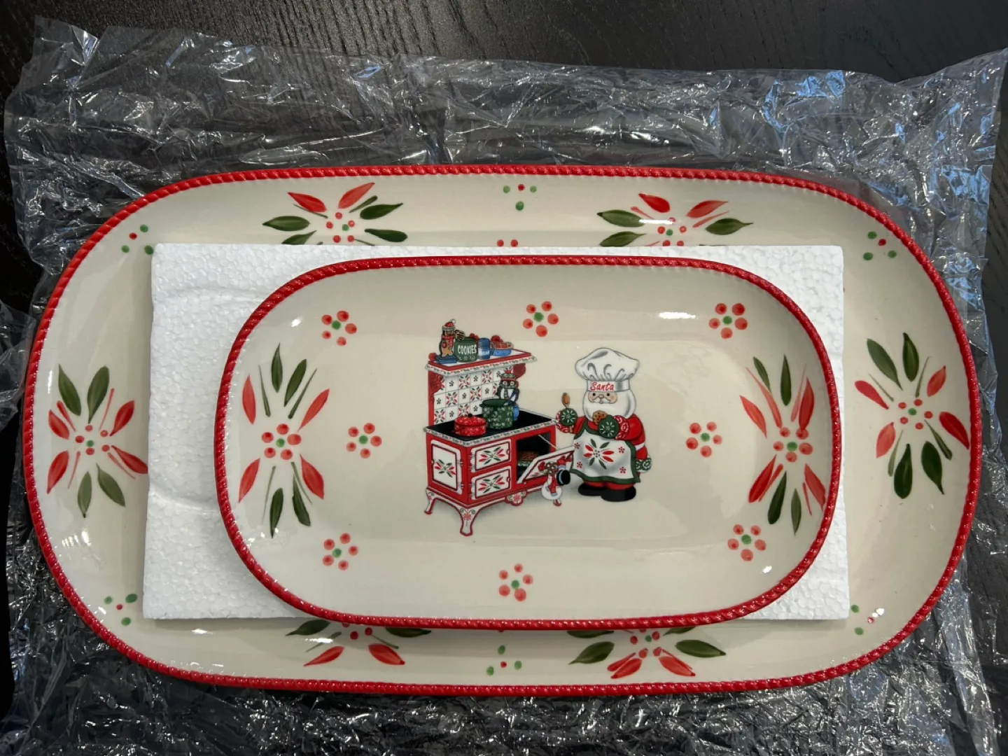Temptations by Tara Old World Christmas Serving Platter Set thumbnail