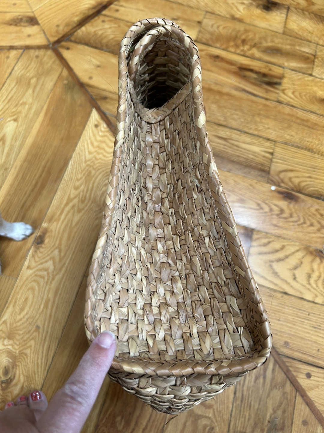 Vintage Woven Straw Bag - photo 4