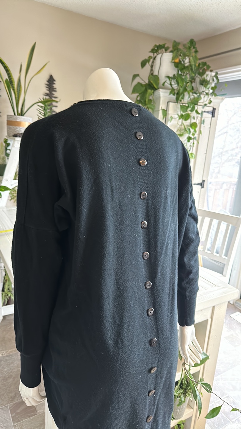 Black Long Sleeve Sweater Dress - photo 3