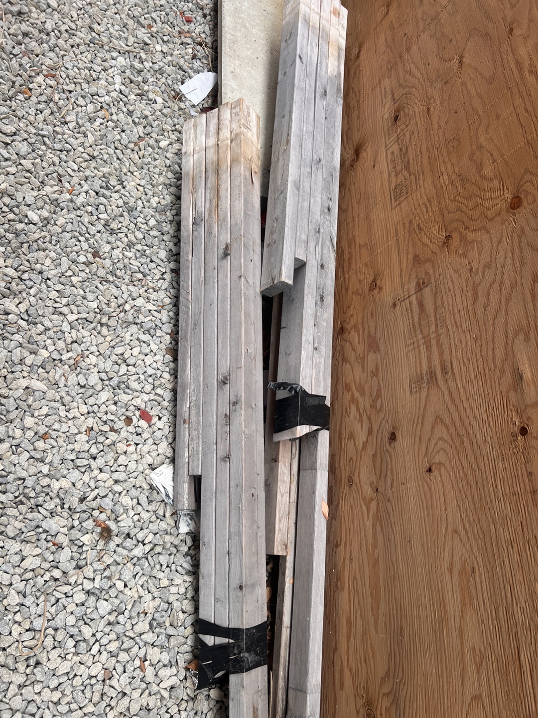 Bundle of Wooden Studs