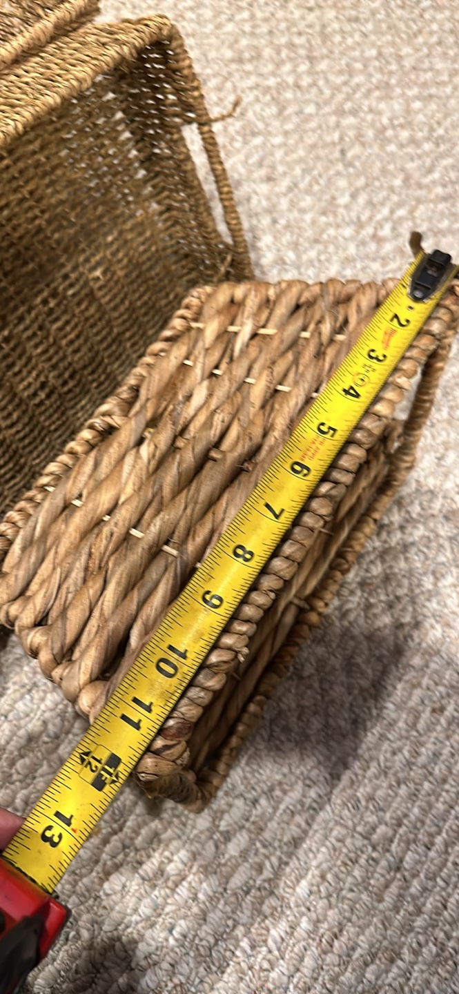 Set of 3 Wicker Storage Baskets - photo 4