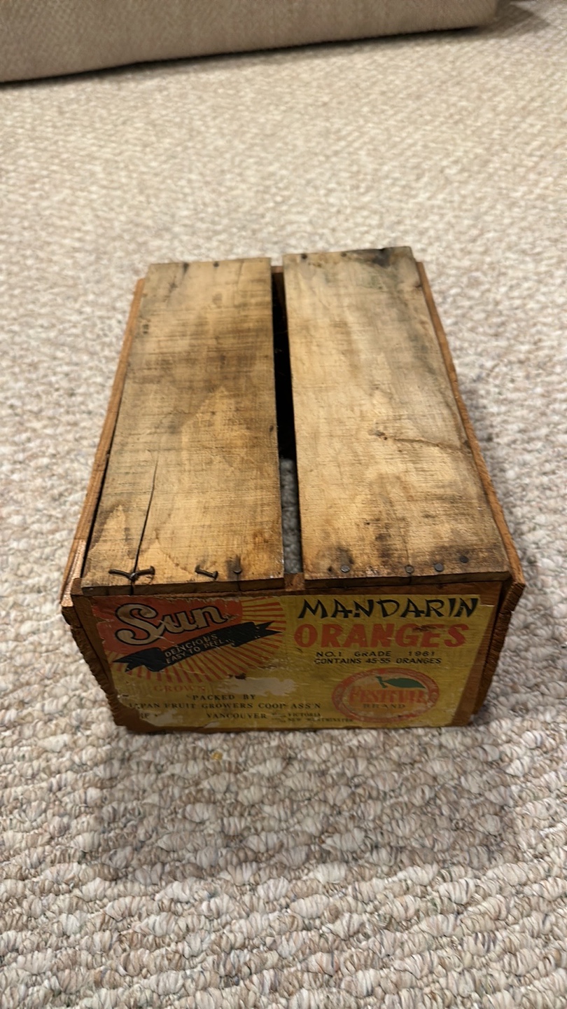 Vintage/antique  Sun Mandarin Oranges Crate - photo 5