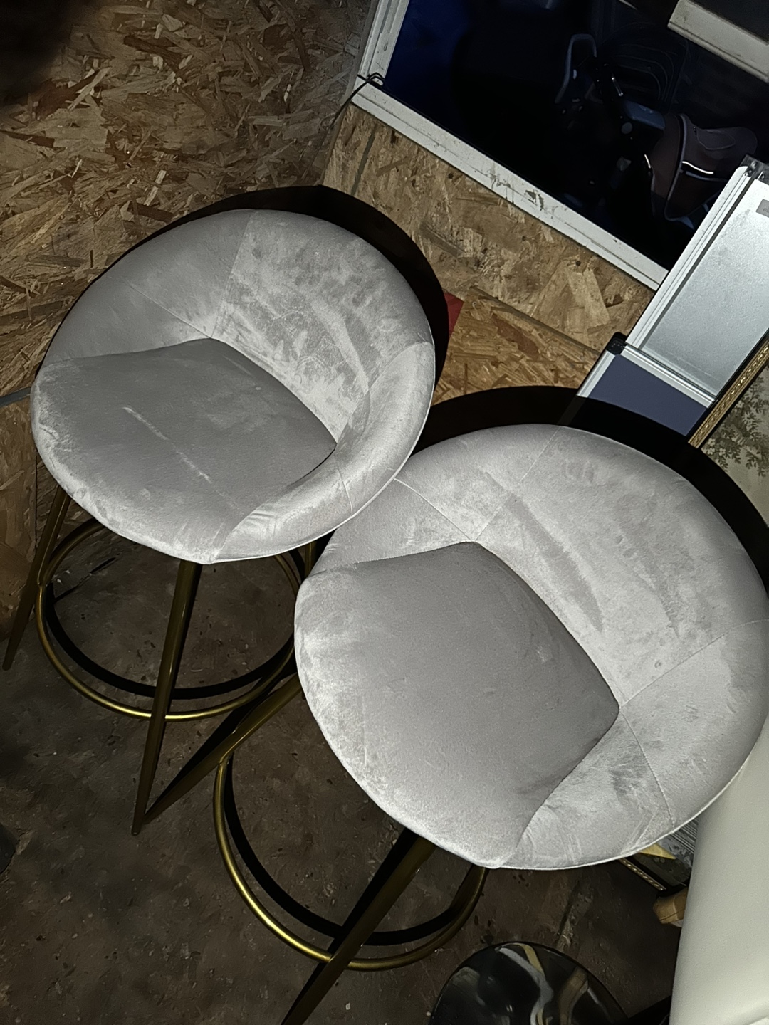 Set of 2 Counter Height Bar Stools