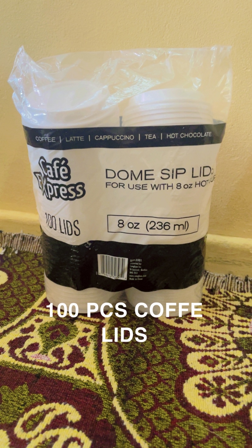 100 Cafe Express Coffee Lids