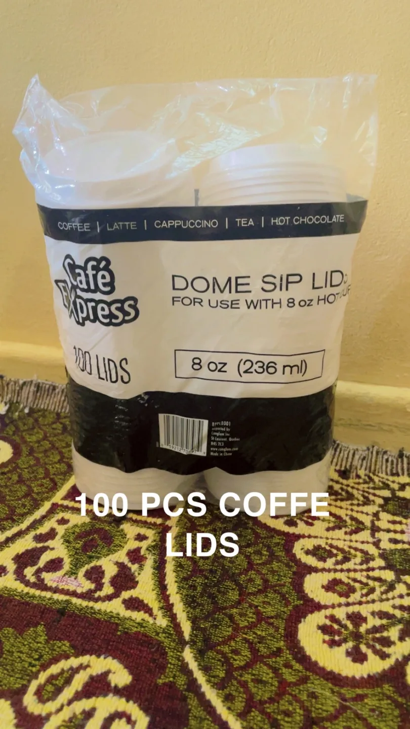100 Cafe Express Coffee Lids thumbnail
