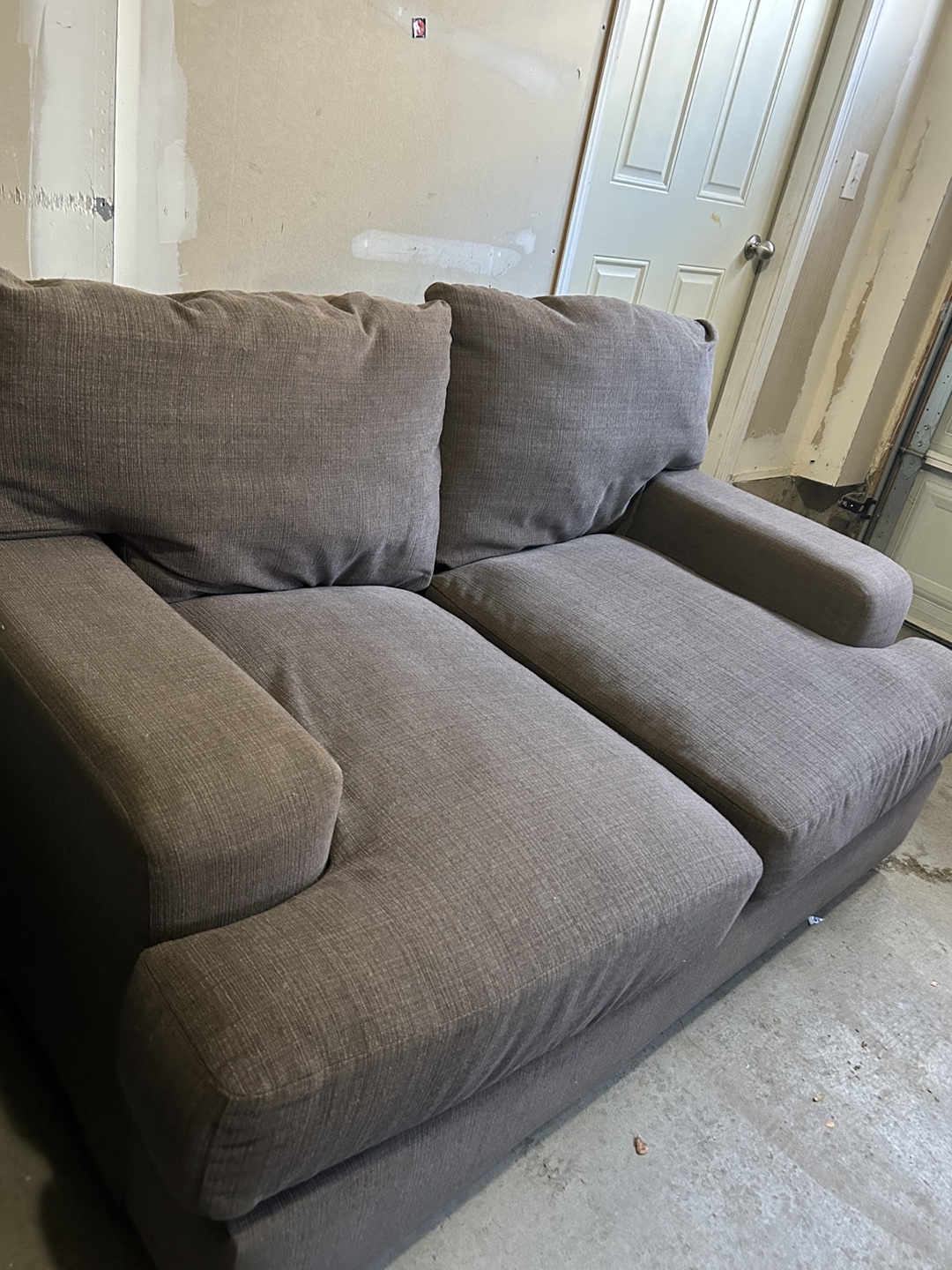 Brown Loveseat