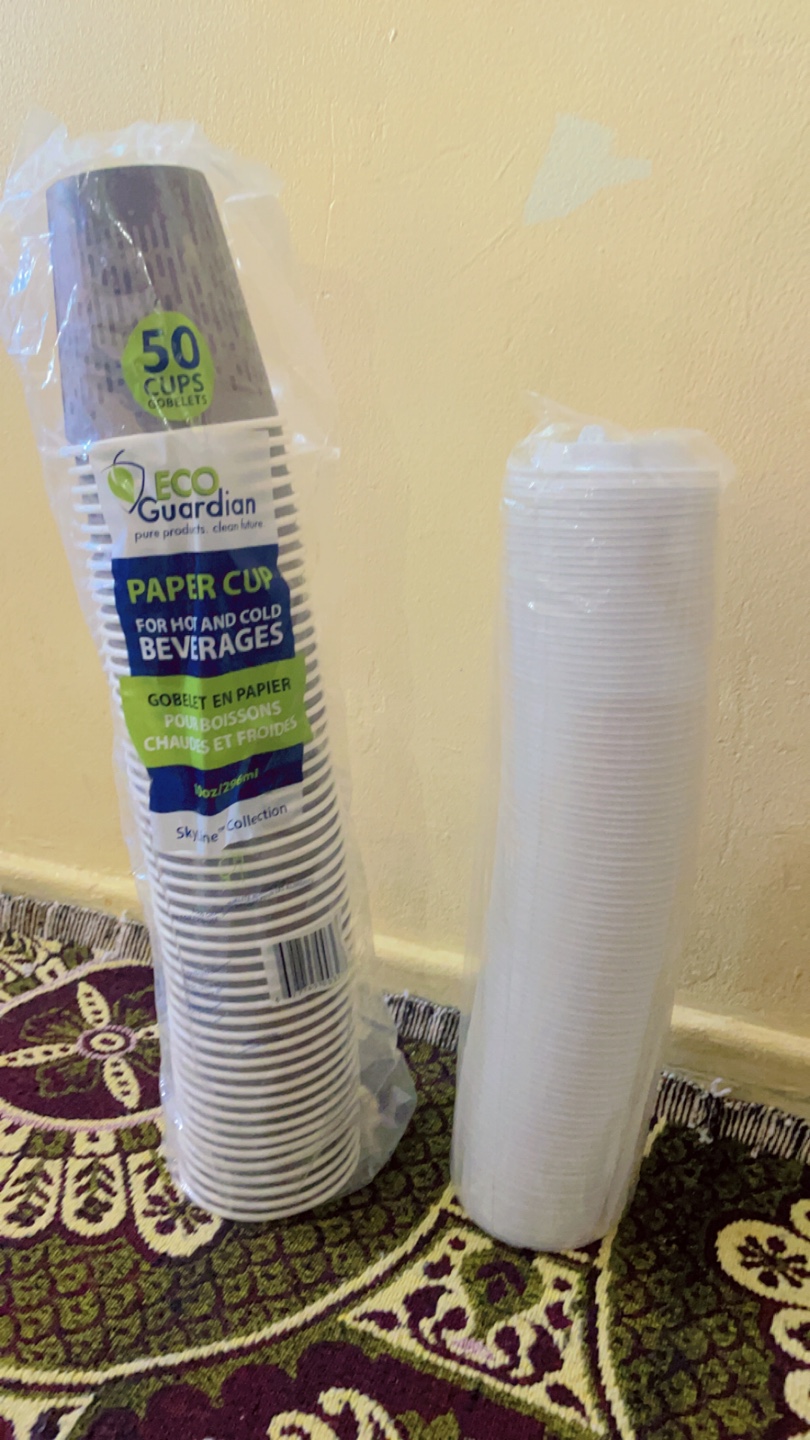 50 Eco Guardian Paper Cups and lids - photo 3
