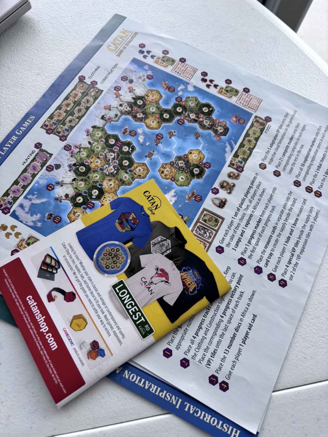 Catan: Dawn of Humankind Board Game - photo 2