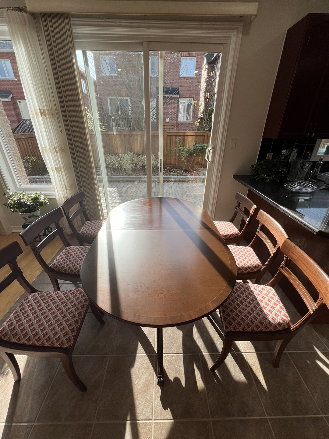 🧡 Oval Dining Table & 6 Chairs Set🪑 - photo 4